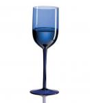 Ravenscroft Crystal Long Stem Mineral Water Drinking Glasses, Cobalt Blue (Set of 4)