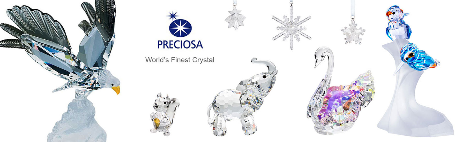 Crystal Figurines and Gifts by Preciosa Crystal. Worlds finest Crystal from the Czech Republic 