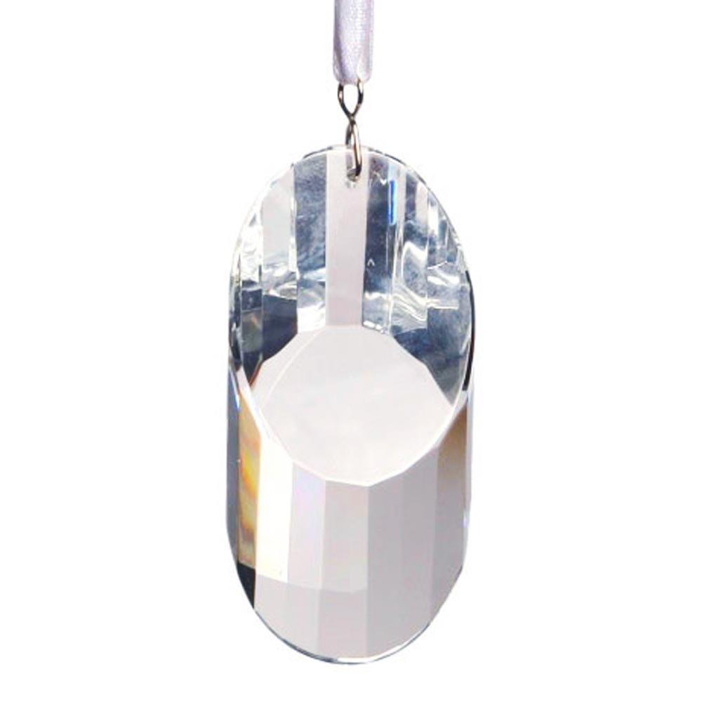Hanging Crystal Oval Cut Window Prism
