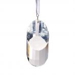 Hanging Crystal Oval Cut Window Prism 1.8 inches