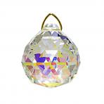 Hanging Aurora Borealis Crystal Ball .8 inches