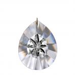Hanging Crystal Tear Drop Prism with Star 2.5 inch