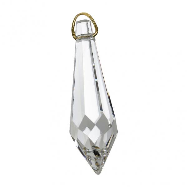 Chandelier Icicle Prism, Clear Swarovski Crystal 1.57 inches