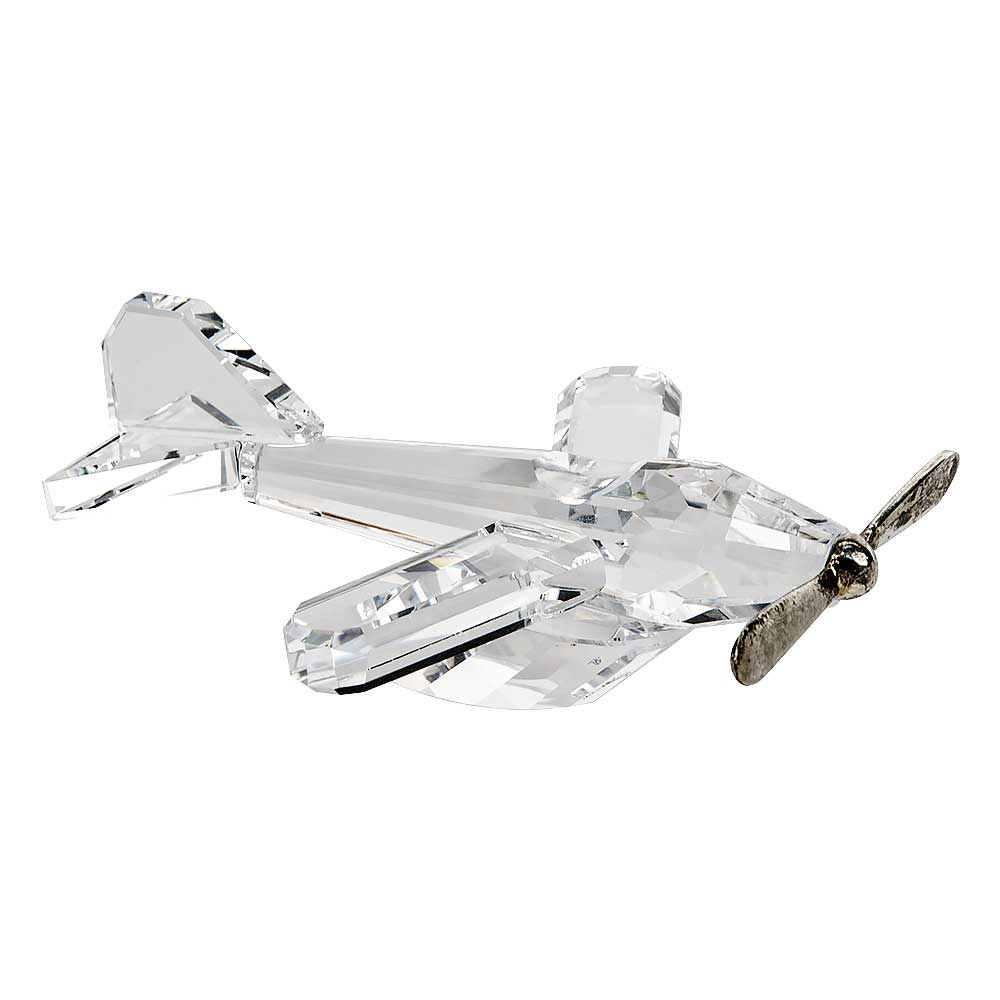 Crystal Airplane Figurine