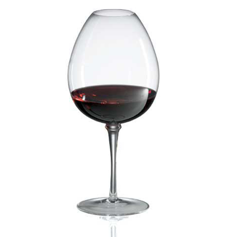 Wine Glasses - Red Wine Glasses Set of 4 Hand Blown Crystal Wine