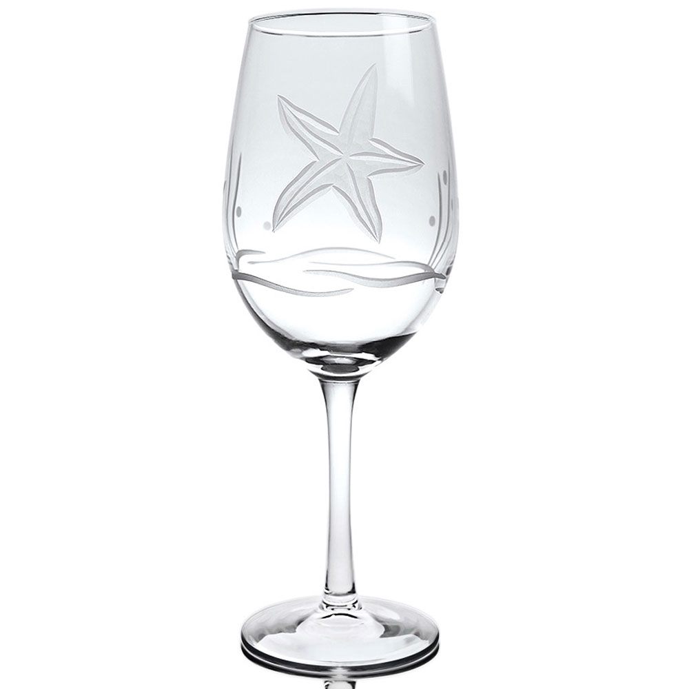 Rolf Glass Starfish All Purpose Wine Glasses 18 oz. AllThingsCrystal