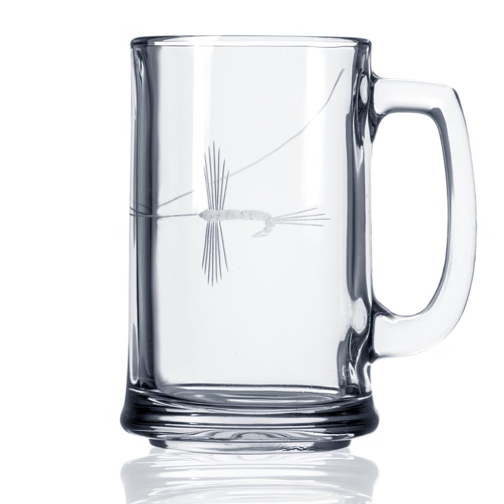 Fly Fishing 15oz Beer Mug | Set of 4