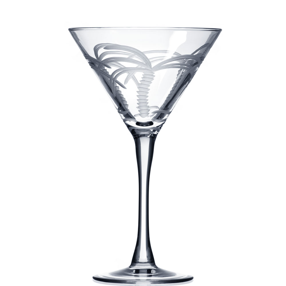 Cathy Crystal Martini Glasses 8 .5 oz. (Set of 2)