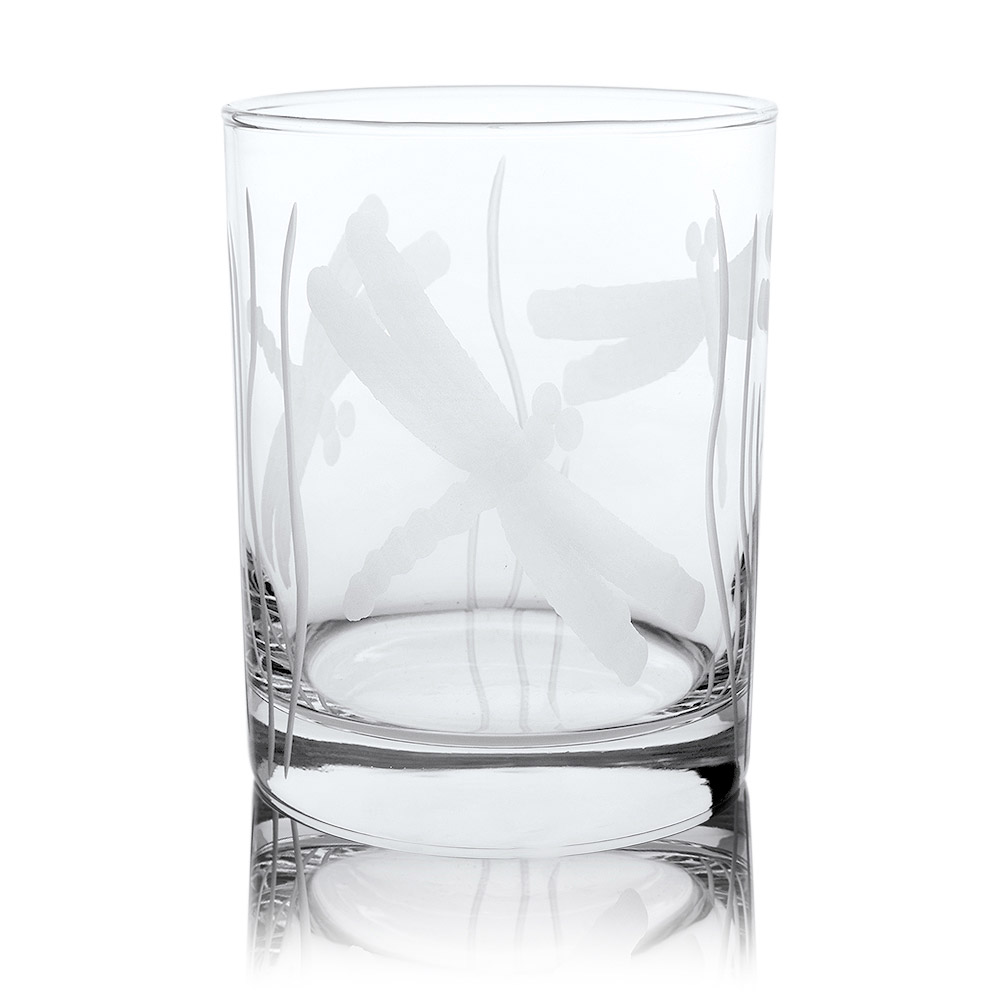 Rolf Glass Dragonfly Double Old Fashioned Whiskey Glasses 12 oz.