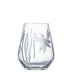 Dragonfly Stemless Wine Glasses 18 oz. Set of 4 by Rolf Glass
