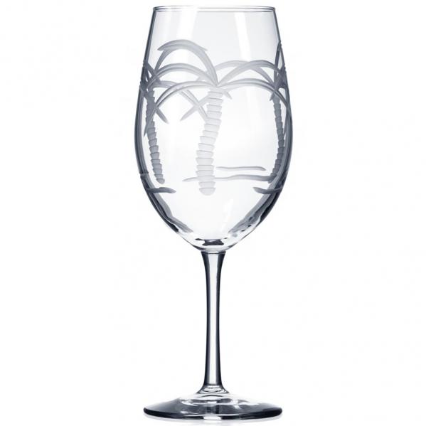 Palm Tree Red Wine Glasses 18 oz. Set of 4 by Rolf Glass