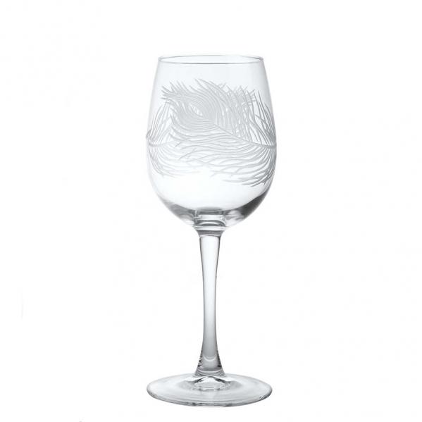 Rolf Glass Peacock Tulip Wine Glasses 12oz. AllThingsCrystal