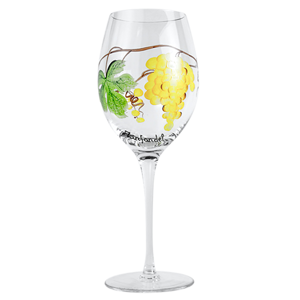 Dionysus Crystal White Zinfandel Wine Glasses 17 oz. (Set of 2)