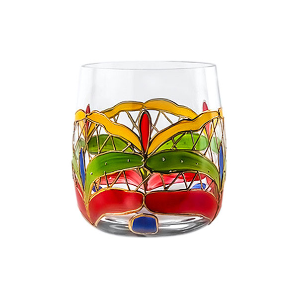 Orleans Crystal Double Old Fashion Whiskey Glasses 13 oz. (Set of 2)