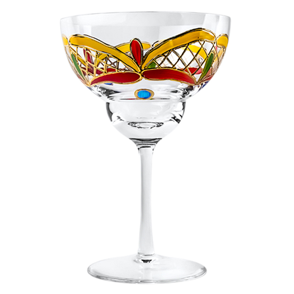 Orleans Romanian Crystal Margarita Glasses, Set of 4 - Stemware - Drinkware