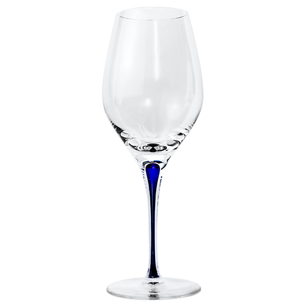 Blue Stem Wine Glasses