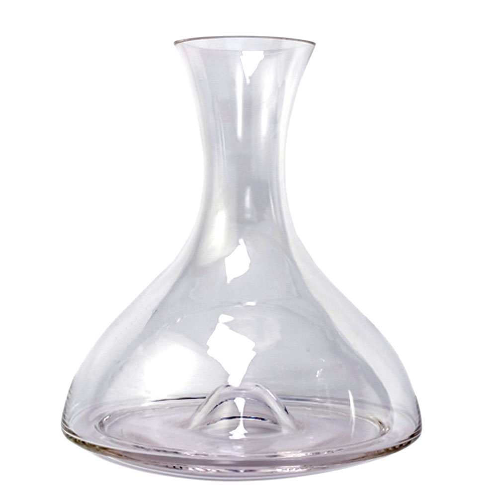 Romanian Hand Blown Crystal Wine Decanter with Punt 48 oz.