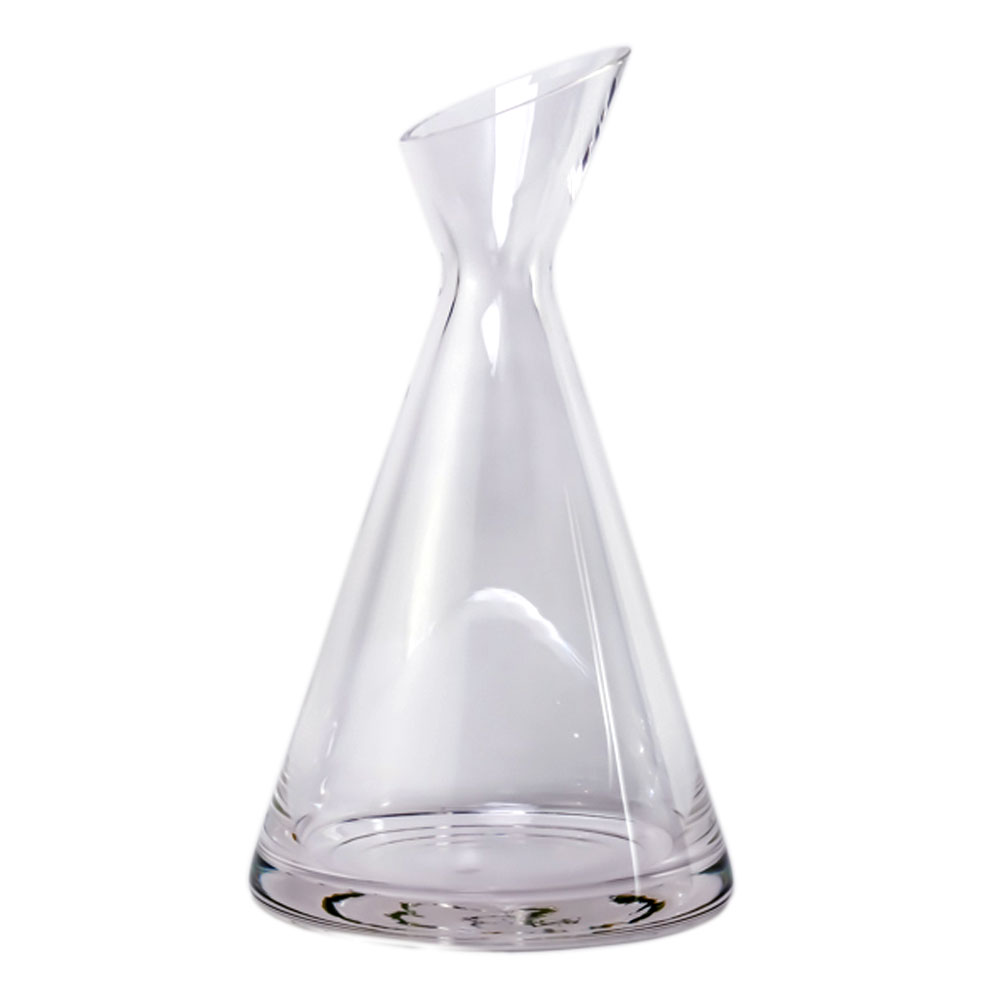 Romanian Crystal Carafe Shaped Wine Decanter 40 oz.