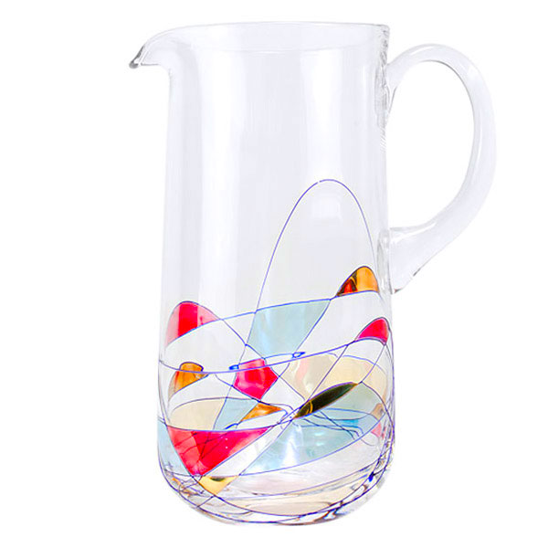 Milano Crystal Glass Pitcher - holds 8 cups