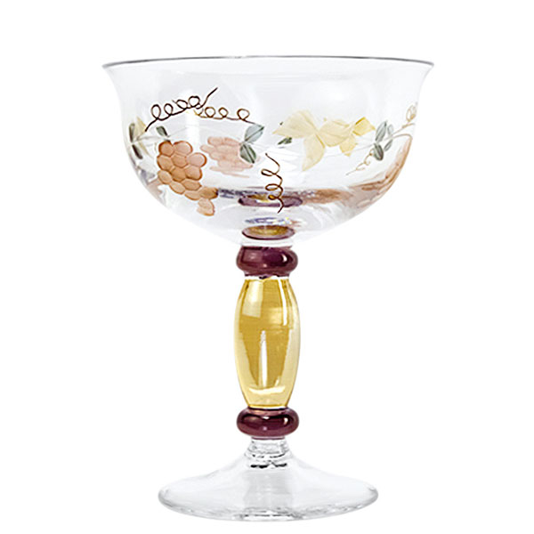 Georgio Crystal Champagne Saucer 8 oz. (Set of 2)