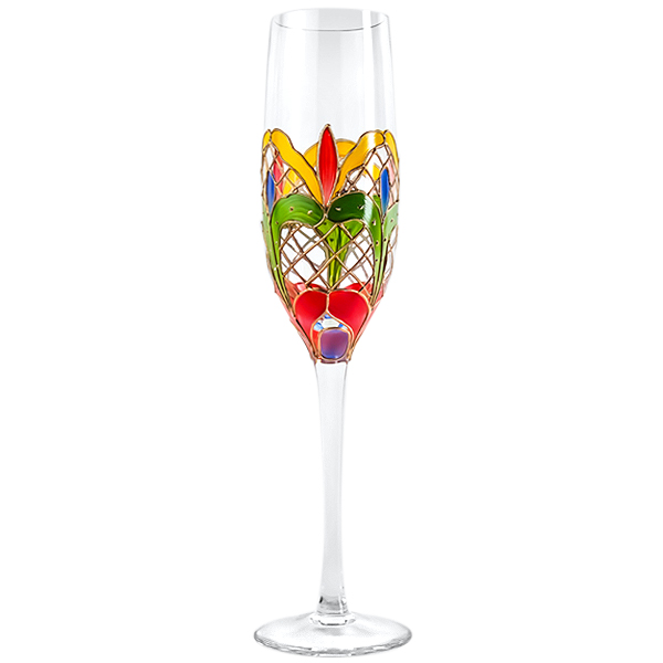 Orleans Crystal Champagne Toasting Flutes 10 oz. (Set of 2)