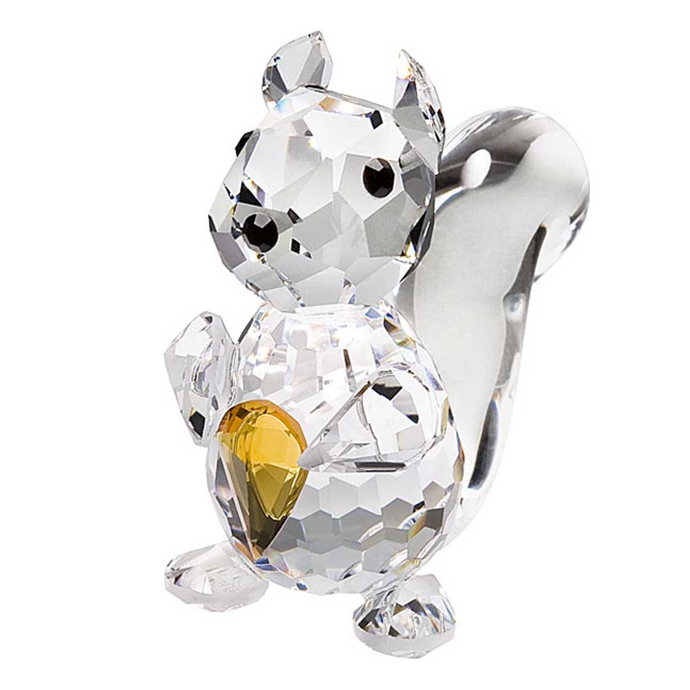 Preciosa Miniature Crystal Squirrel Figurine