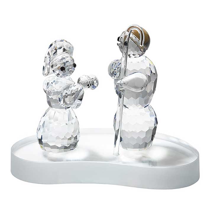 Preciosa Crystal Christmas Holy Family Figurine