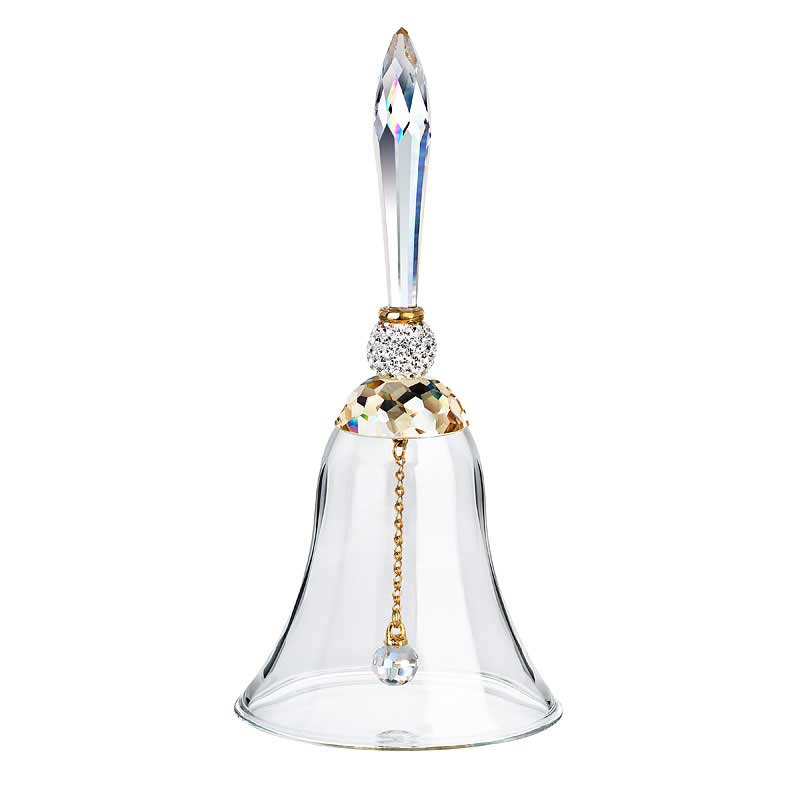 Preciosa Decorative Crystal Christmas Bell