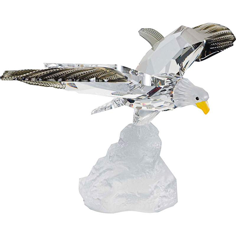 Preciosa Majestic Crystal Eagle Figurine Designer Series