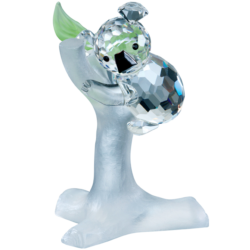 Preciosa Crystal Koala Bear Figurine on Branch