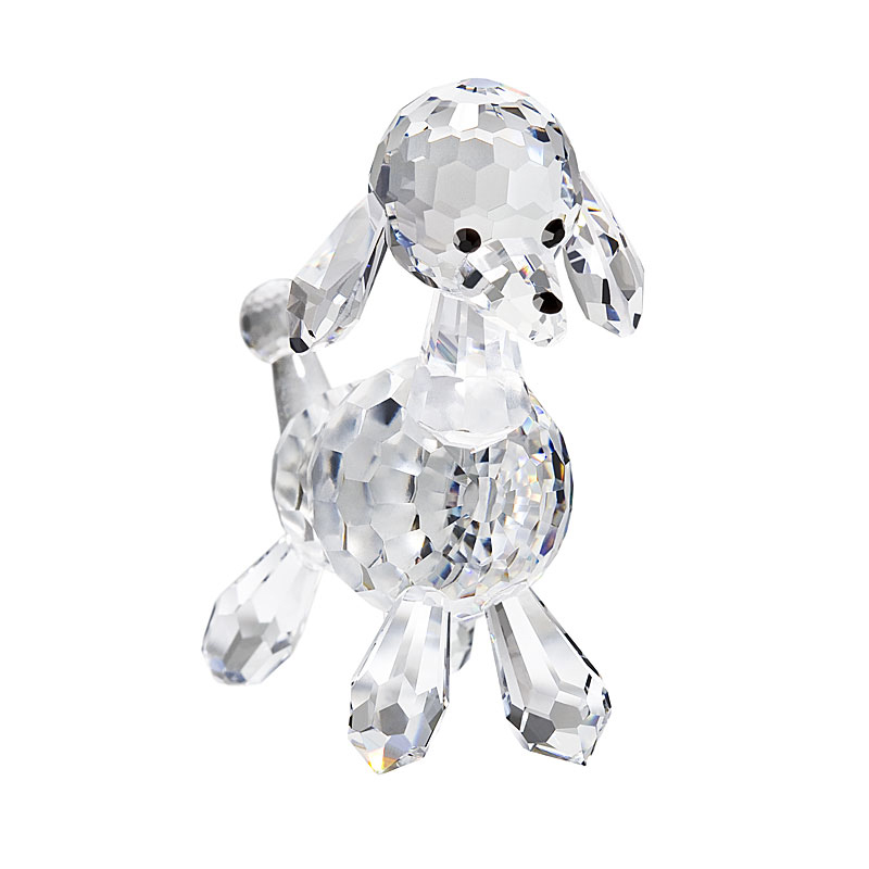 Preciosa Crystal Poodle Dog Figurine