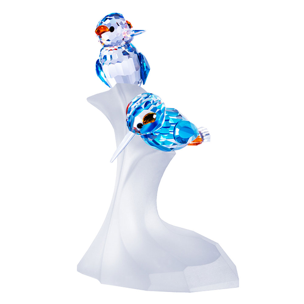 Preciosa Crystal Kingfisher Figurine Designer Series, Gemstone of the River