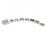 Preciosa Crystal Train Set - 8 Piece