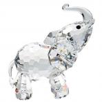 Preciosa Crystal Standing Elephant Figurine