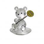 Preciosa Clear Crystal Baby Bear with Lollipop