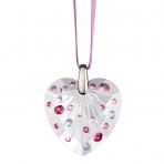 Preciosa Crystal Violet Heart Ornament