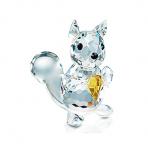 Preciosa Miniature Crystal Squirrel Figurine