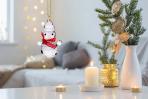 Preciosa Crystal Hanging Snowman Ornament.