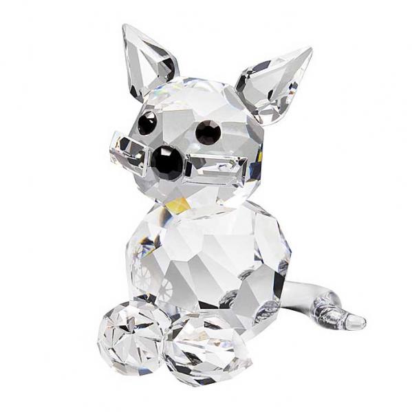 Preciosa Crystal Kitten Figurine Sitting