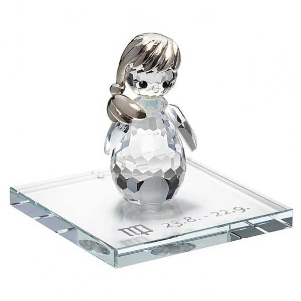 Crystal Zodiac Virgo Figurine 2.0 inches by Preciosa Crystal