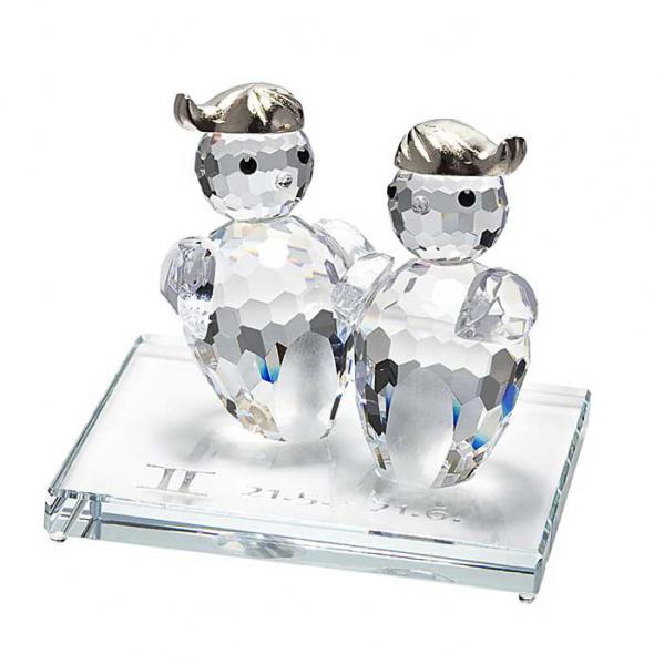 Preciosa Crystal Zodiac Gemini the Twins Figurine