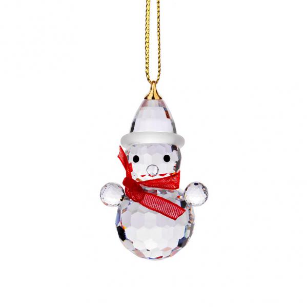 Preciosa Crystal Hanging Snowman Ornament.