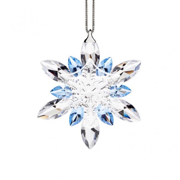 Icy Crystal Snowflake Christmas Tree Ornament by Preciosa Crystal