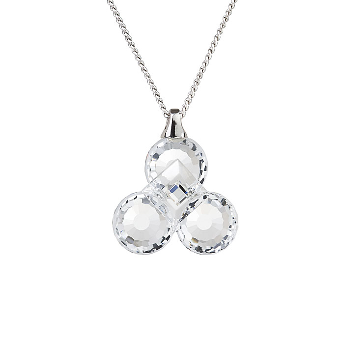 Preciosa Crystal Clear Clover Pendant - Jenny