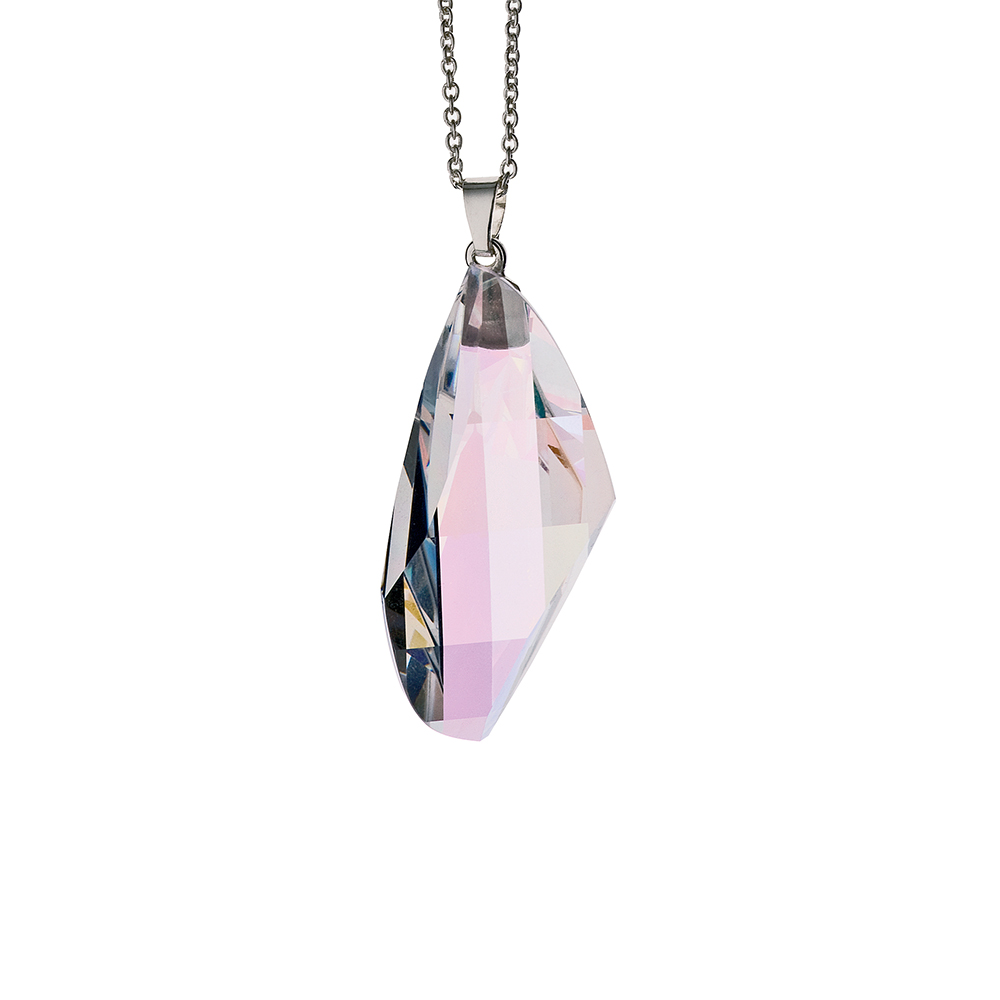 Preciosa Crystal Ab Small Rock Pendant Harmony Allthingscrystal