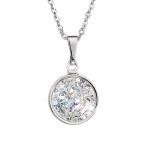 Preciosa Crystal Aurora Borealis Pendant Solitaire - Livia