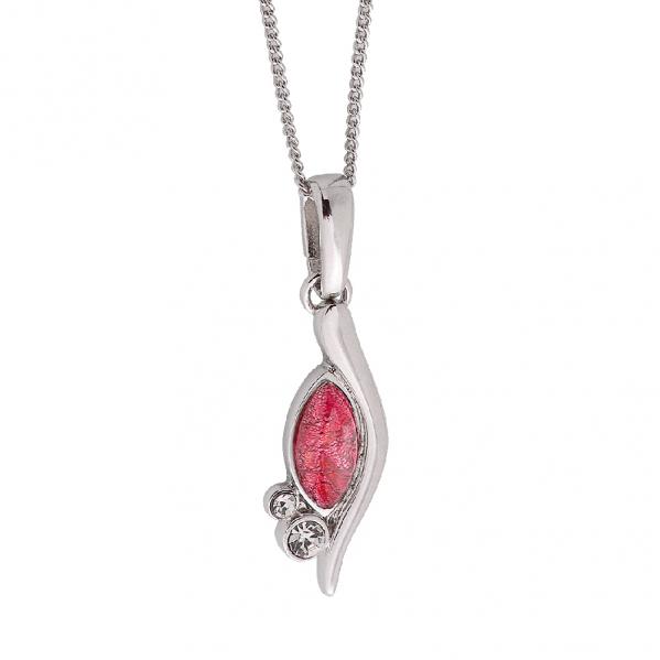 Preciosa Crystal Single Pink Gem Pendant - Jayde