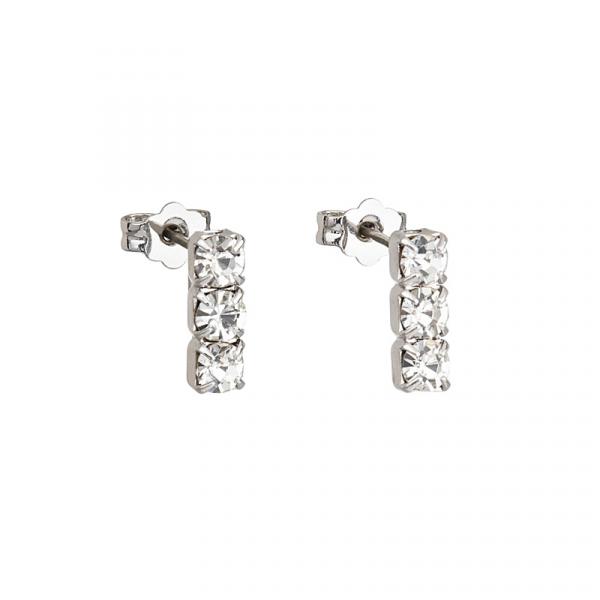 Preciosa Crystal Pierced Earrings - Larvik