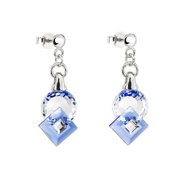 Preciosa Crystal Sapphire Earrings - Jenny